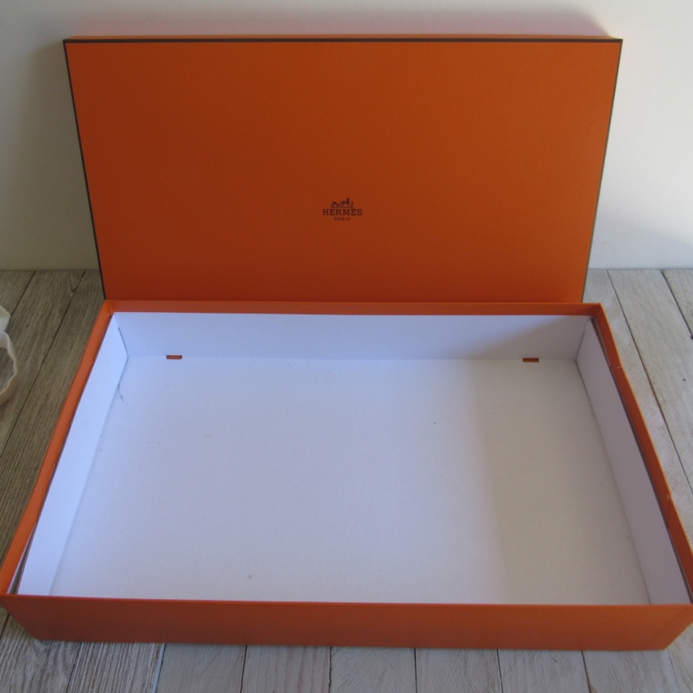 Hermes Empty Box Storage Designer Orange - image 3